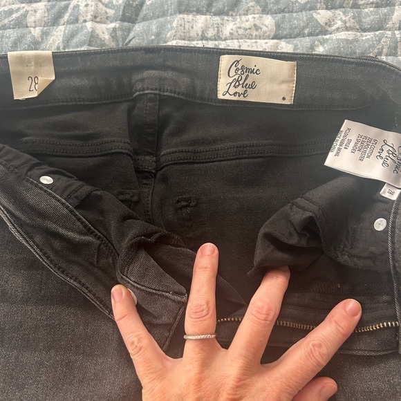 NWT Cosmic Blue Love Lydia high rise cropped jeans - Picture 2 of 6